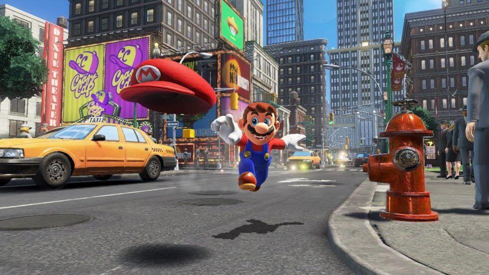 Tampilan game dengan Mario dengan desain 3D yanberkualitas